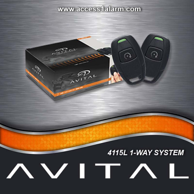 Avital 4115L 1-Way Remote Start System